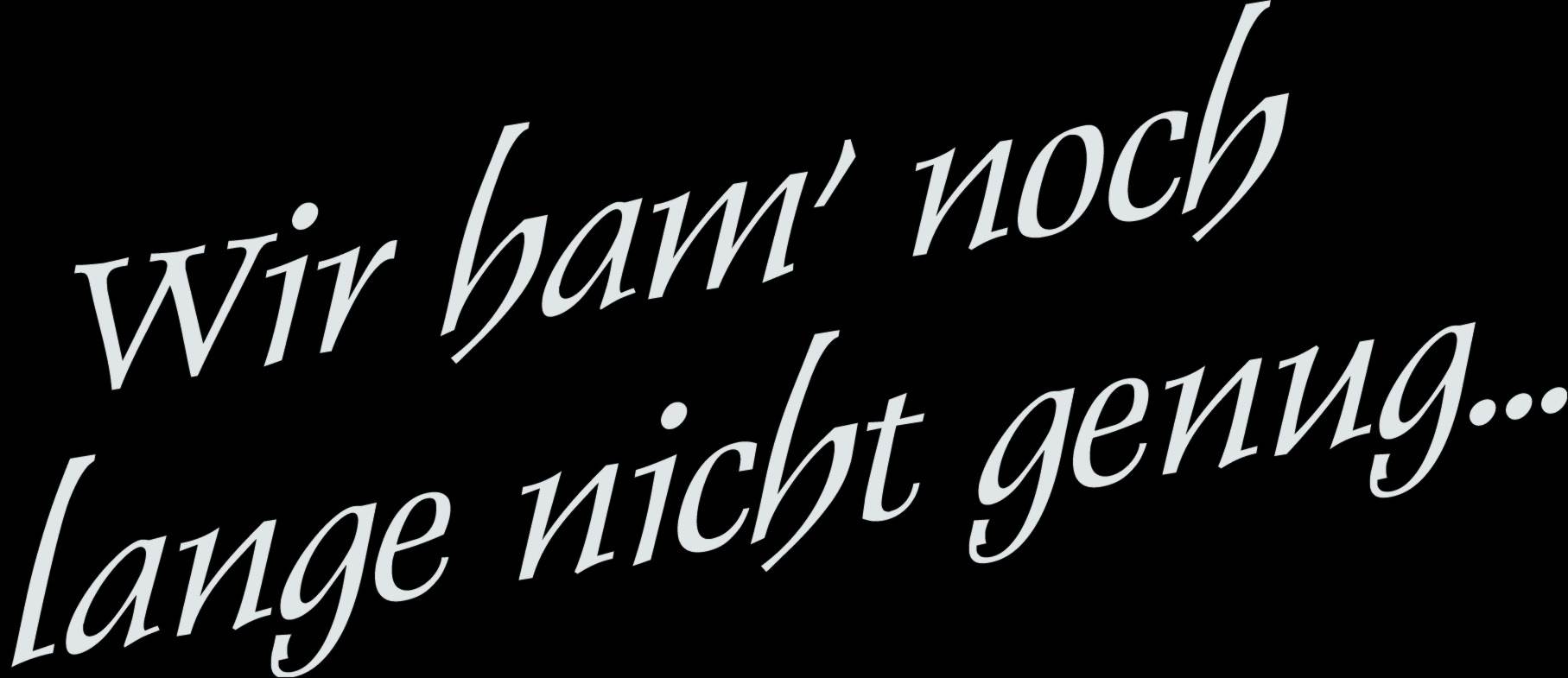 Wir Haben Noch Lange Nicht Genug Feuerherz